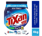 Lava Roupas em Pó Ypê – Tixan Primavera – 4Kg na Amazon