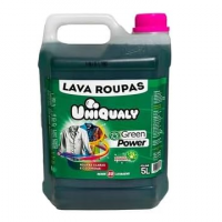 Lava Roupas Green Power Uniqualy Sabão Liquido Poderoso Remove Mancha Limpeza Profunda 5L na Amazon