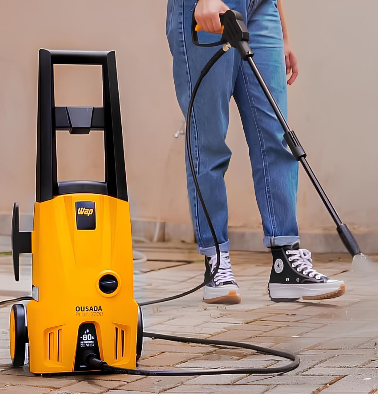 Lavadora de Alta Pressão WAP OUSADA PLUS 2200 1500W 1750 PSI/Libras 342L/h Jato Leque e Concentrado na Amazon