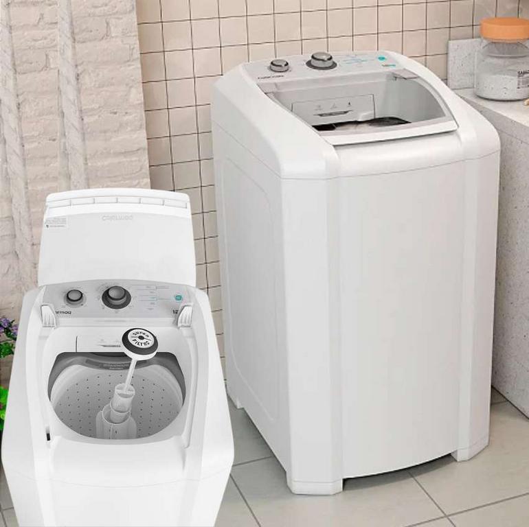 Lavadora de Roupas Automatica Colormaq 12kg – LCA12 Turbo Lavagem Branco na Amazon