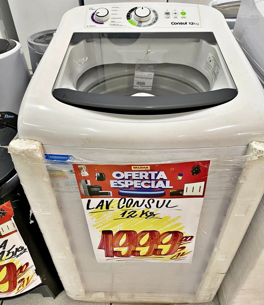 Lavadora de Roupas Consul 12kg 16 Programas de Lavagem Branca CWH12 na Aliexpress