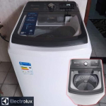 Lavadora de Roupas Electrolux 14kg Cesto Inox – 11 Programas de Lavagem Branca Premium Care LEC14 na Magazine Luiza