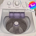 Lavadora de Roupas Electrolux LAC12 – 12Kg Cesto Inox 12 Programas de Lavagem na Magazine Luiza