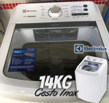Lavadora de Roupas Electrolux LED14 Essential Care – 14Kg Cesto Inox 11 Programas de Lavagem Branca na Magazine Luiza