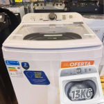 Lavadora de Roupas Midea 13kg Cesto Inox – 12 Programas Branca MA500W13/WG-01 na Magazine Luiza