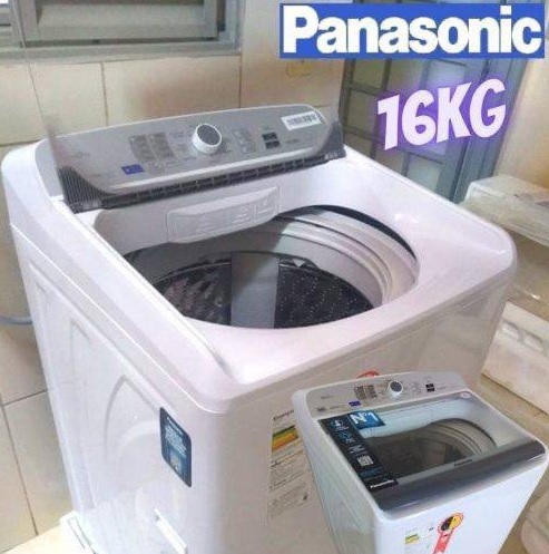 Lavadora de Roupas Panasonic NA-F160B6WB – 16Kg Cesto Inox 9 Programas de Lavagem na Magazine Luiza