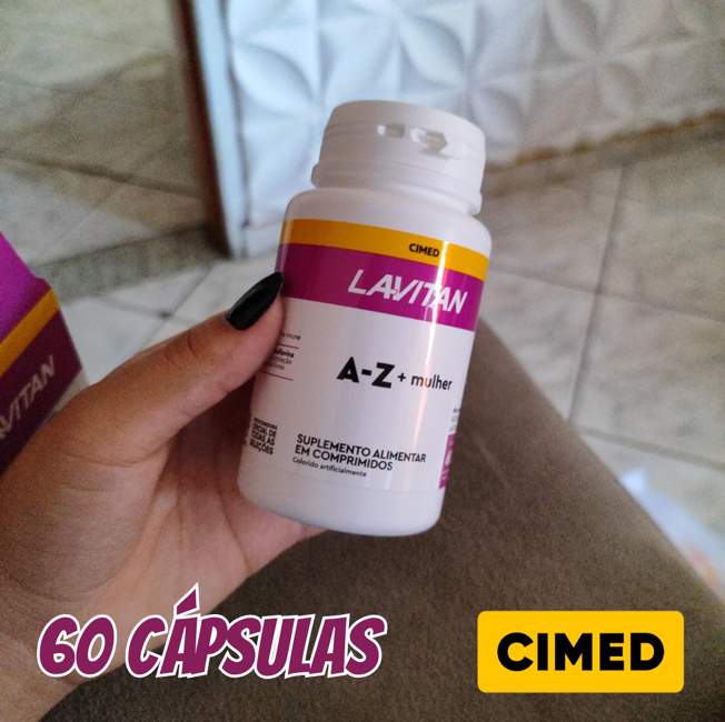 LAVITAN Suplemento Vitamínico – Mineral A-Z Para Mulher Rosa Lavitan 60 Cápsulas na Amazon