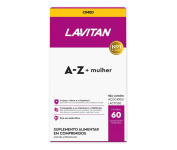 LAVITAN Suplemento Vitamínico – Mineral A-Z Para Mulher Rosa Lavitan 60 Cápsulas na Amazon