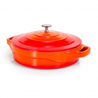 LE COOK Caçarola Baixa 24cm Cerâmica Indução Antiaderente Premium na Amazon