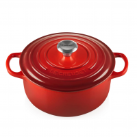 LE CREUSET Panela De Ferro Signature Vermelha 20CM na Amazon