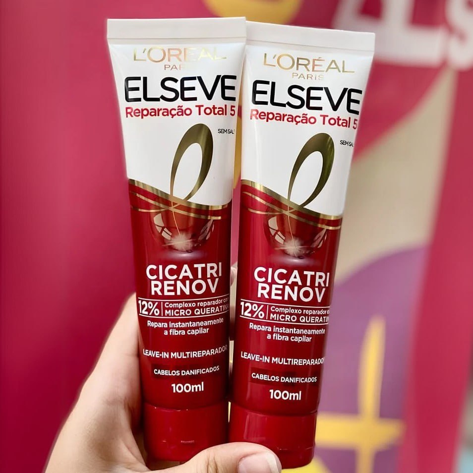 Leave-In L’Oréal Paris Elseve Reparação Total 5 Cicatri Renov 100ml na Amazon
