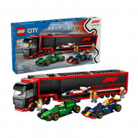 LEGO City Formula 1 Caminhão De F1® Com Carros De F1® RB20 E AMR24 60445 na Amazon