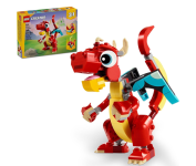 LEGO® Creator 3 em 1 – Dragão Vermelho Criaturas Mitológicas Seres Místico na Amazon