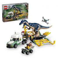 LEGO Jurassic World Missões De Dinossauro: Caminhão De Transporte De Alossauro 76966 na Amazon