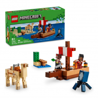 LEGO Minecraft A Viagem Do Barco Pirata 21259 na Amazon