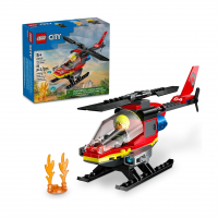 LEGO Set City Fire 60411 Helicóptero De Resgate Dos Bombeiros 85 Peças na Amazon
