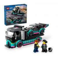 LEGO Set City Great Vehicles 60406 Carro De Corrida E Camião De Transporte 328 Peças na Amazon