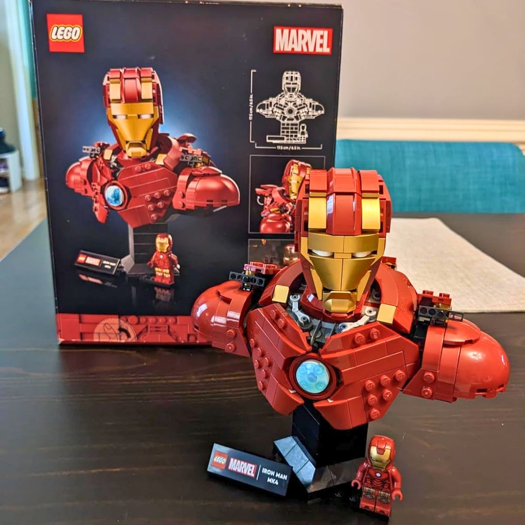 LEGO Super Heroes Marvel Busto do Homem de Ferro MK4 76327 na Amazon