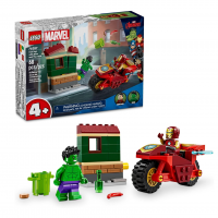 LEGO Super Heroes Marvel Homem De Ferro Com Motocicleta E O Hulk 76287 na Amazon