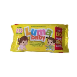 Lenço Umedecidas Luma Baby Toalhinhas - 120 Unidades na Extra