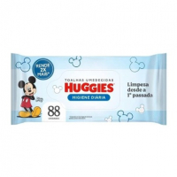 Lenço Umedecido Huggies Higiene Diária Rendem 2x Mais - 88 Unidades na Americanas