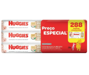 Lenço Umedecido HUGGIES – Puro E Natural Leve 6 Pague 5 – 48 Unidades na Amazon