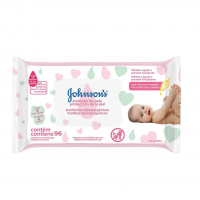 Lenço Umedecido Proteção Pele, Johnson's, 96 Unidades, Branco na Amazon