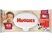 Lenços Umedecidos Huggies Supreme Care – 48 lenços na Amazon