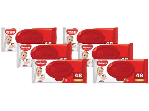 Lenços Umedecidos Huggies Supreme Care – 48 Unidades Cada 6 Pacotes – Magazine na Magazine Luiza