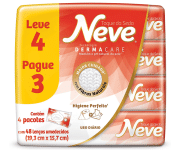 Lenços Umedecidos Neve – Toque De Seda, Pacotes De 48X4 Lenços – Leve 4 Pague 3 na Amazon