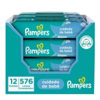 Lenços Umedecidos Pampers - 576 Unidades na Panvel Farmácias