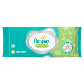 Lenços Umedecidos Pampers Aroma de Aloe Vera - 48 Unidades na Casas Bahia