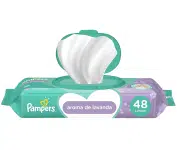 Lenços Umedecidos Pampers Aroma de Lavanda 48 Unidades na Amazon