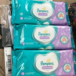 Lenços Umedecidos Pampers Aroma de Lavanda 48 Unidades na Amazon