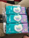 Lenços Umedecidos Pampers Aroma de Lavanda, Camomila ou Aloe Vera 48 Unidades na Amazon