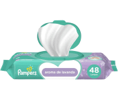 Lenços Umedecidos Pampers Aroma de Lavanda – 48 Unidades na Amazon