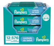 Lenços Umedecidos Pampers Cuidado de bebê, 576 Unidades na Amazon