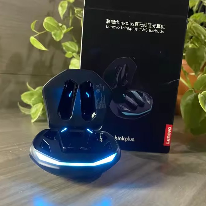 Lenovo gm2 pro gaming fones de ouvido bluetooth 5.3 esporte modo duplo hd chamada redução ruído com microfone música na Aliexpress