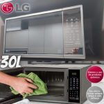 Lg Microondas 30L Ms3095Lr Prata Nobre na Amazon