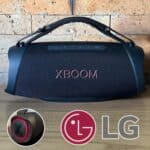 LG Xboom Go XG8T - 60W+60W RMS, Iluminação Lateral, IP67, 15h de Bateria, Woofer (x1) e Tweeters (x2) na Amazon