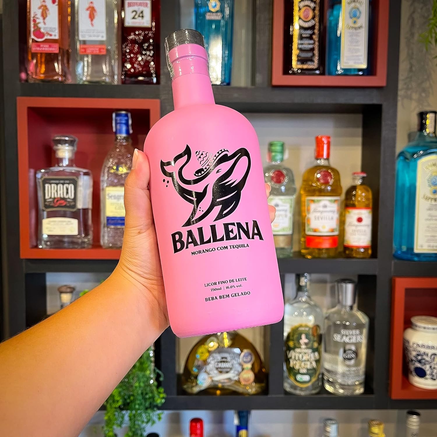Licor Ballena Creme De Morango com Tequila 750ml na Amazon
