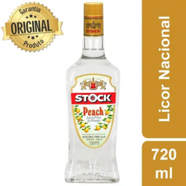 Licor Nacional Peach Garrafa 720ml - Stock na Amazon