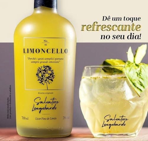 Limoncello Salvatore Longobardo Sabor Limão Siciliano 700 Ml na Amazon