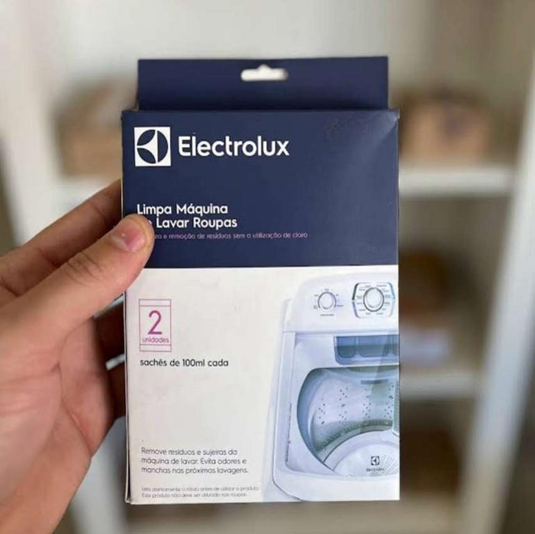Limpa Máquina de Lavar Roupas Electrolux – 2 unidades na Amazon