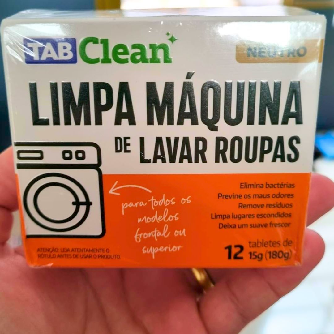 Limpa Maquina de Lavar Roupas em Tabletes/Pastilhas TabClean kit c/12 unds de 15g (180g) na Amazon