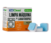 Limpa Maquina de Lavar Roupas em Tabletes/Pastilhas TabClean – kit com 12 unidades na Amazon