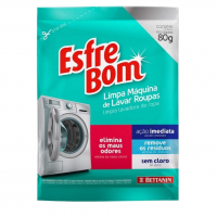 Limpa Máquina De Lavar Roupas Sachê De 80 G, Linha EsfreBom, Bettanin. na Amazon