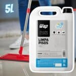 Limpador de Porcelanatos Pisos e Superfícies WAP LIMPA PISOS 5 LITROS, Branco e azul na Amazon