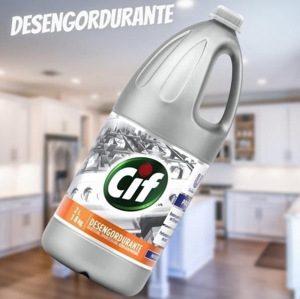 Limpador Desengordurante Cif Profissional Sem Perfume 2L na Amazon