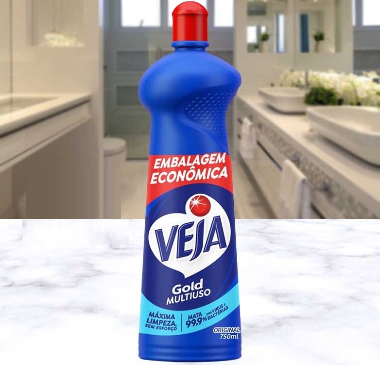 Limpador Multiuso Veja Gold Original 750ml Embalagem Econômica na Amazon